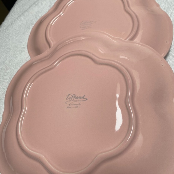 2 Vintage Tiffani Italian Pink Plates. - Picture 3 of 4